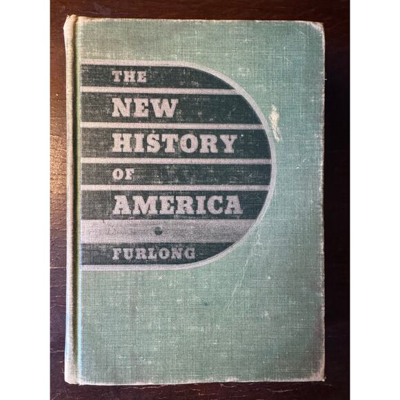 Vintage Hardcover Other - The New History of America Rev Philip J Furlong 1942 Illustrated Textbook